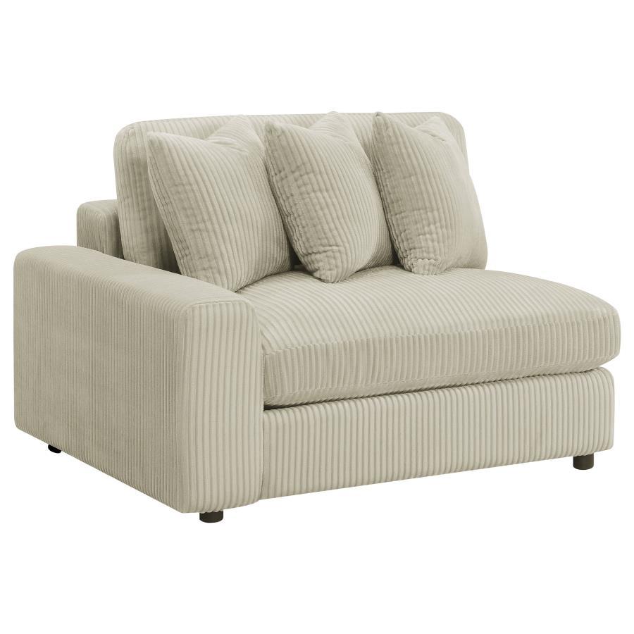 Blaine - Upholstered Reversible Chaise Sectional Sofa Stationary Sectionals by Coaster Fine Furniture - Walls Furniture & Mattress