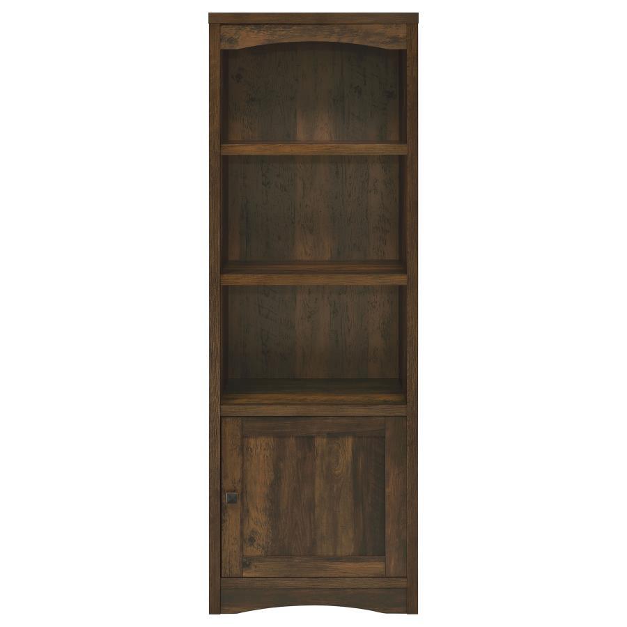 Laughlin - 3 Shelf Engineered Wood Media Tower Standard Bookcases by CoasterEveryday - Walls Furniture & Mattress