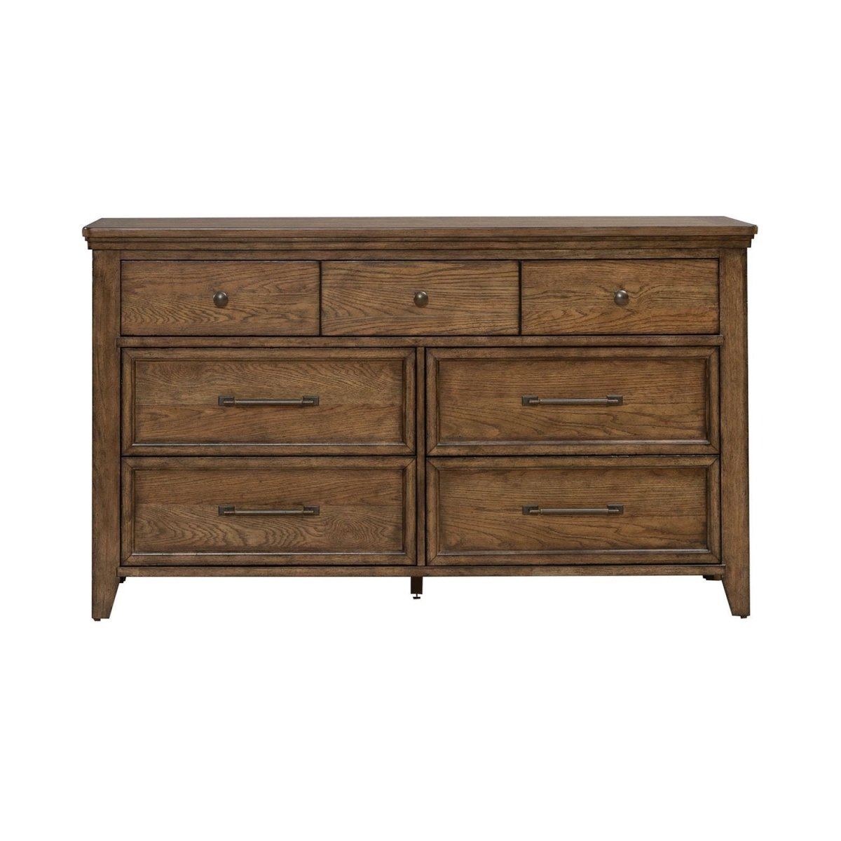 Carolina Park - 7 Drawer Dresser - Brown Dressers by Liberty Furniture - Walls Furniture & Mattress