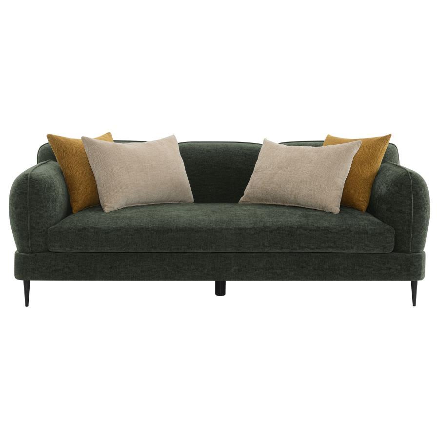 Jade - 2 Piece Chenille Upholstered Sofa Set Stationary Sofas & Loveseats by Coaster Fine Furniture - Walls Furniture & Mattress