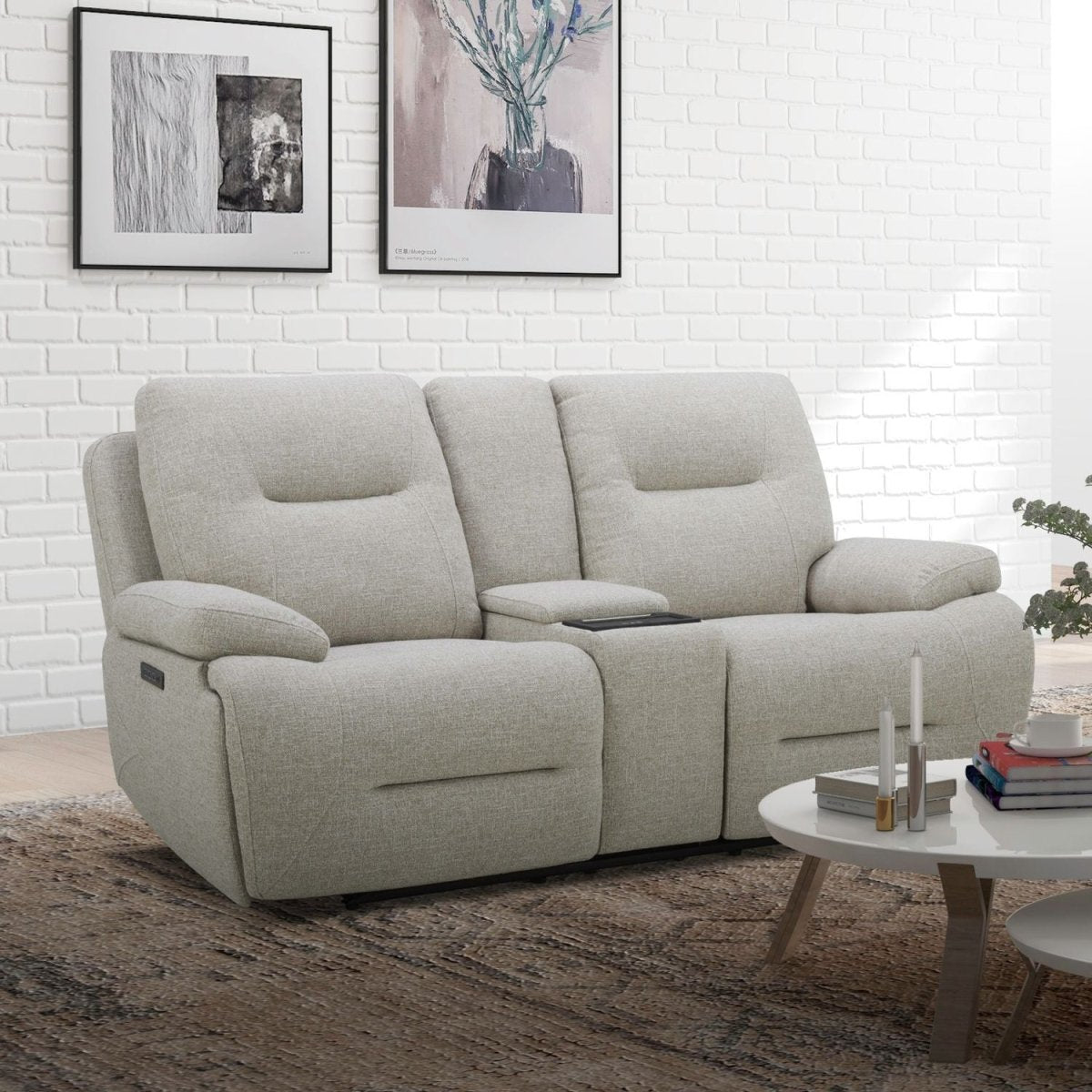 Cameron - Loveseat With Console P3 & ZG Reclining Loveseats by Liberty Furniture - Walls Furniture & Mattress
