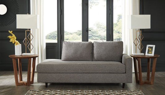 Lyman - RAF Corner Chaise - Graphite Chaises by Ashley® - Walls Furniture & Mattress