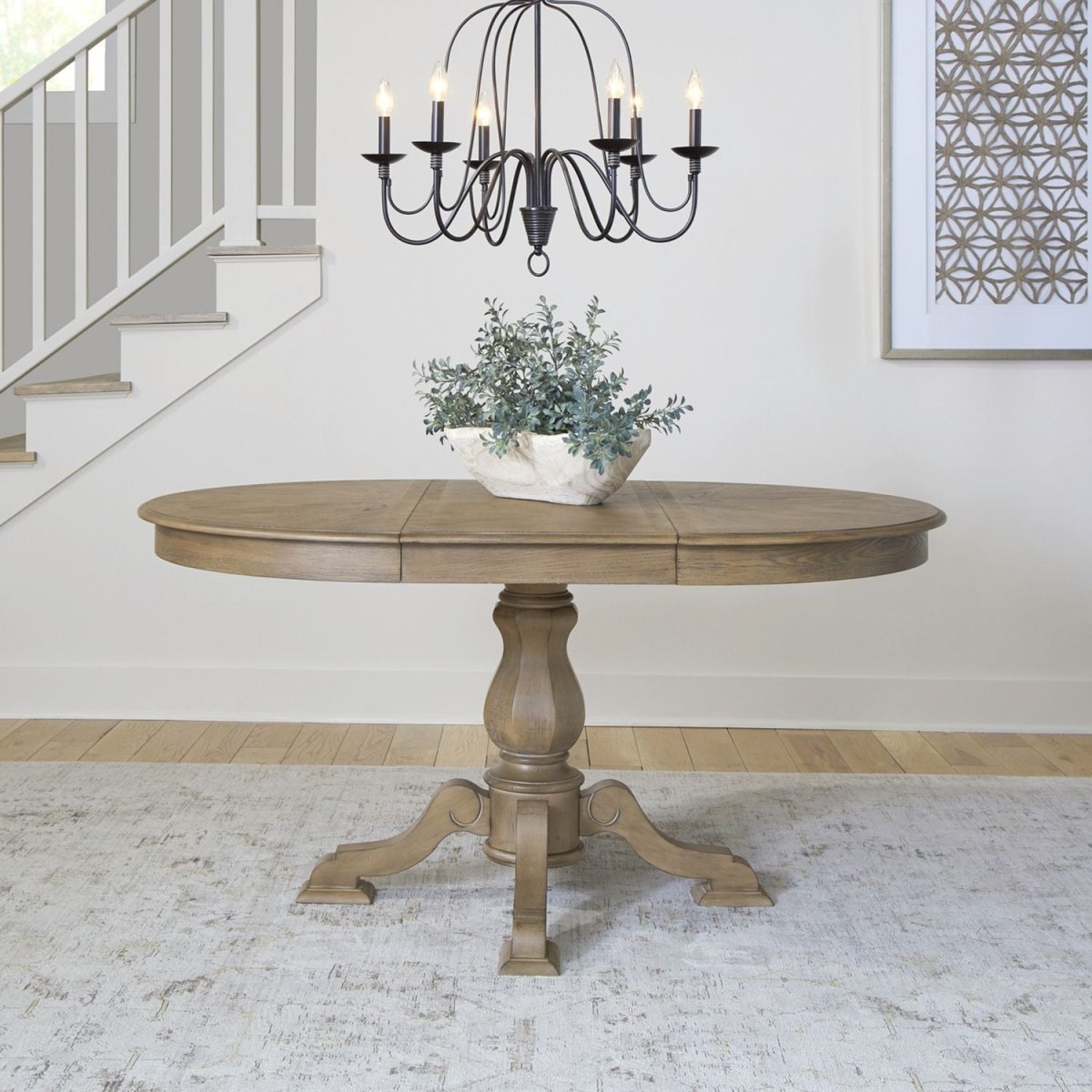 Magnolia Manor - Pedestal Table Dining Tables by Liberty Furniture - Walls Furniture & Mattress