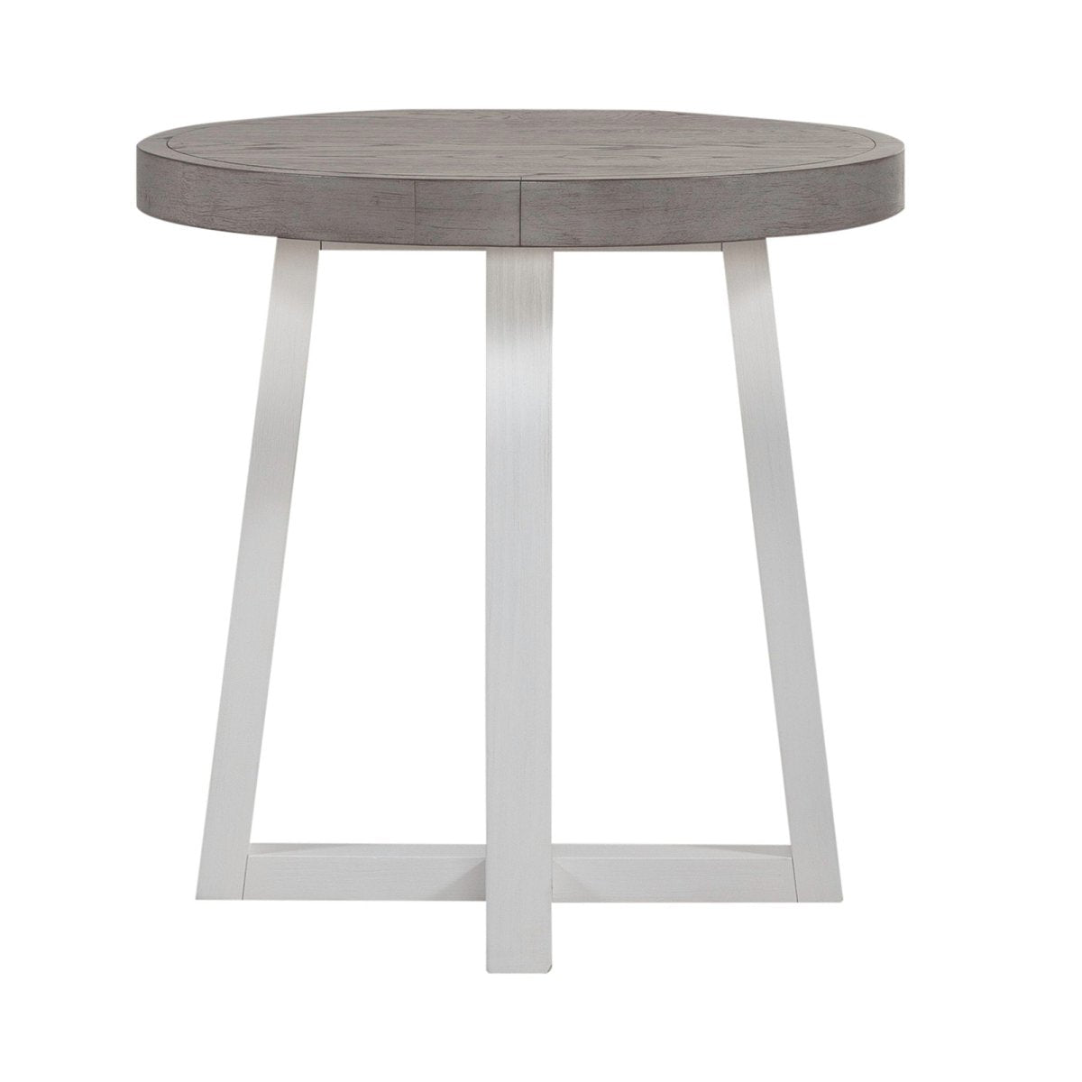 Palmetto Heights - Round End Table - White End Tables by Liberty Furniture - Walls Furniture & Mattress
