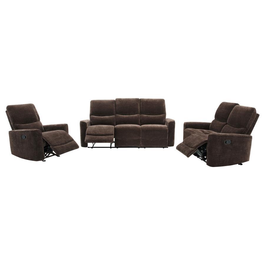 Navarro - Upholstered Reclining Sofa Set Reclining Sofas & Loveseats by Coaster Fine Furniture - Walls Furniture & Mattress
