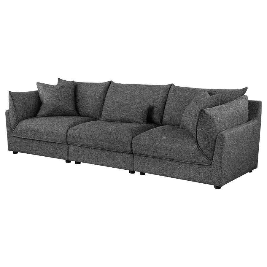 Sasha - Upholstered Modular Sectional Stationary Sectionals by Coaster Fine Furniture - Walls Furniture & Mattress