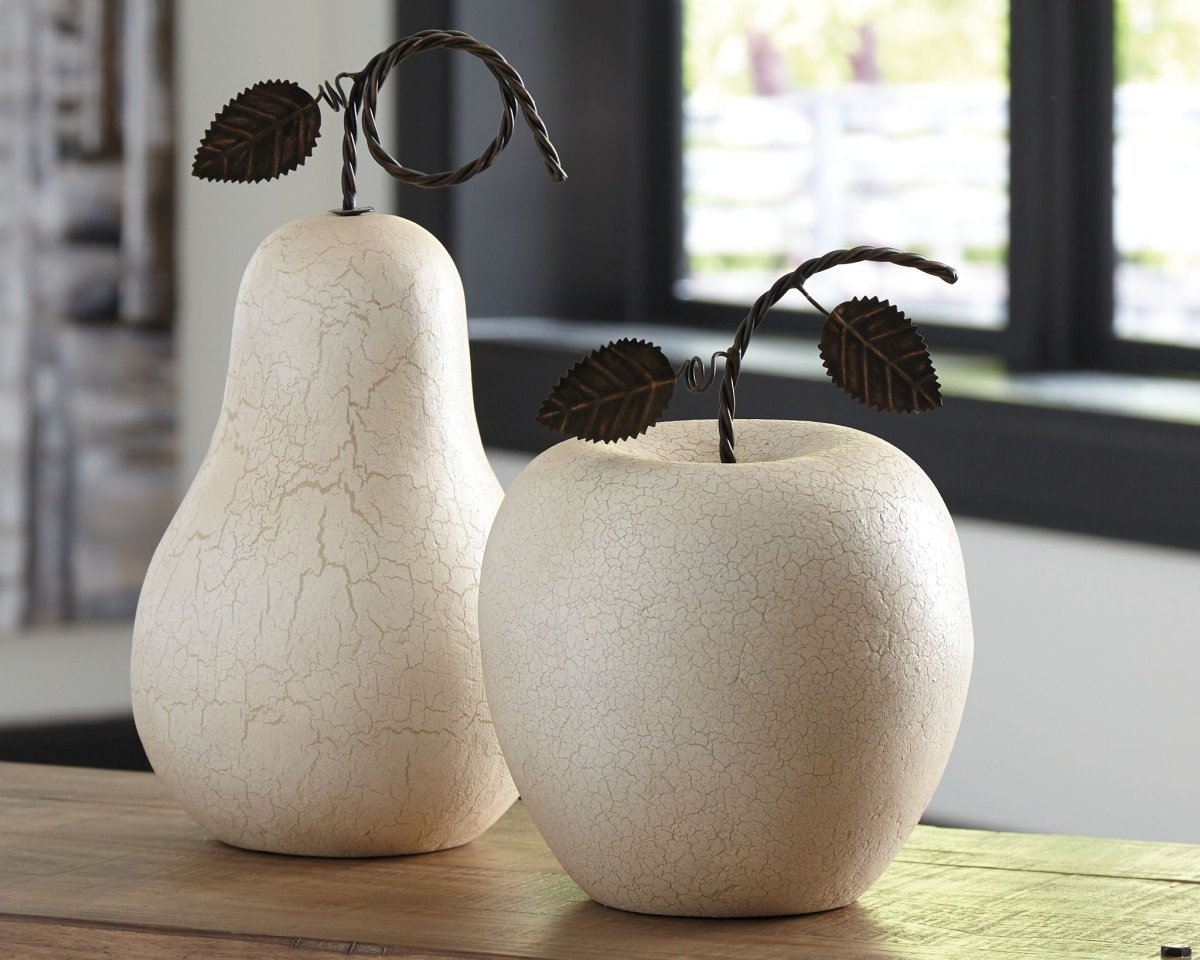 Bidelia - Sculpture Set (Set of 2) - Antique White Sculptures & Figurines by Signature Design by Ashley® - Walls Furniture & Mattress