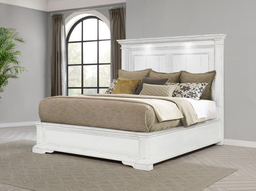 Mckinney - LED Light Panel Bed Panel Beds by Coaster Fine Furniture - Walls Furniture & Mattress