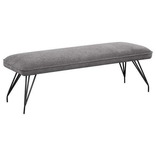 Dodson - Fabric Upholstered Dining Bench Upholstered Benches by Coaster Fine Furniture - Walls Furniture & Mattress
