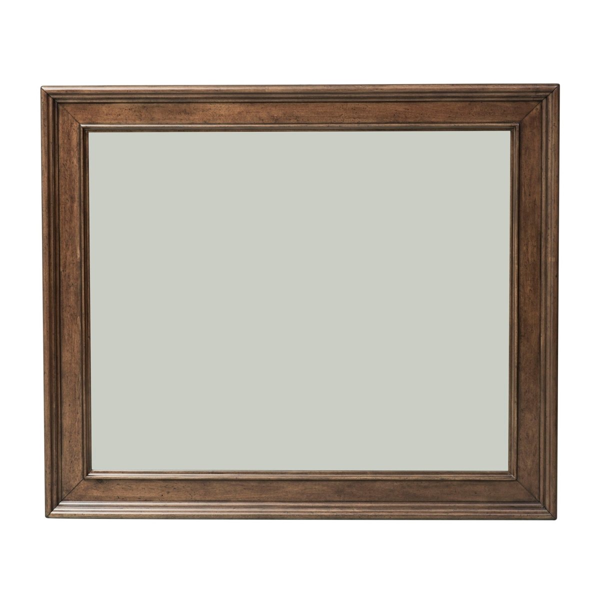 Rustic Traditions - Dresser & Mirror - Dark Brown Dresser & Mirror by Liberty Furniture - Walls Furniture & Mattress
