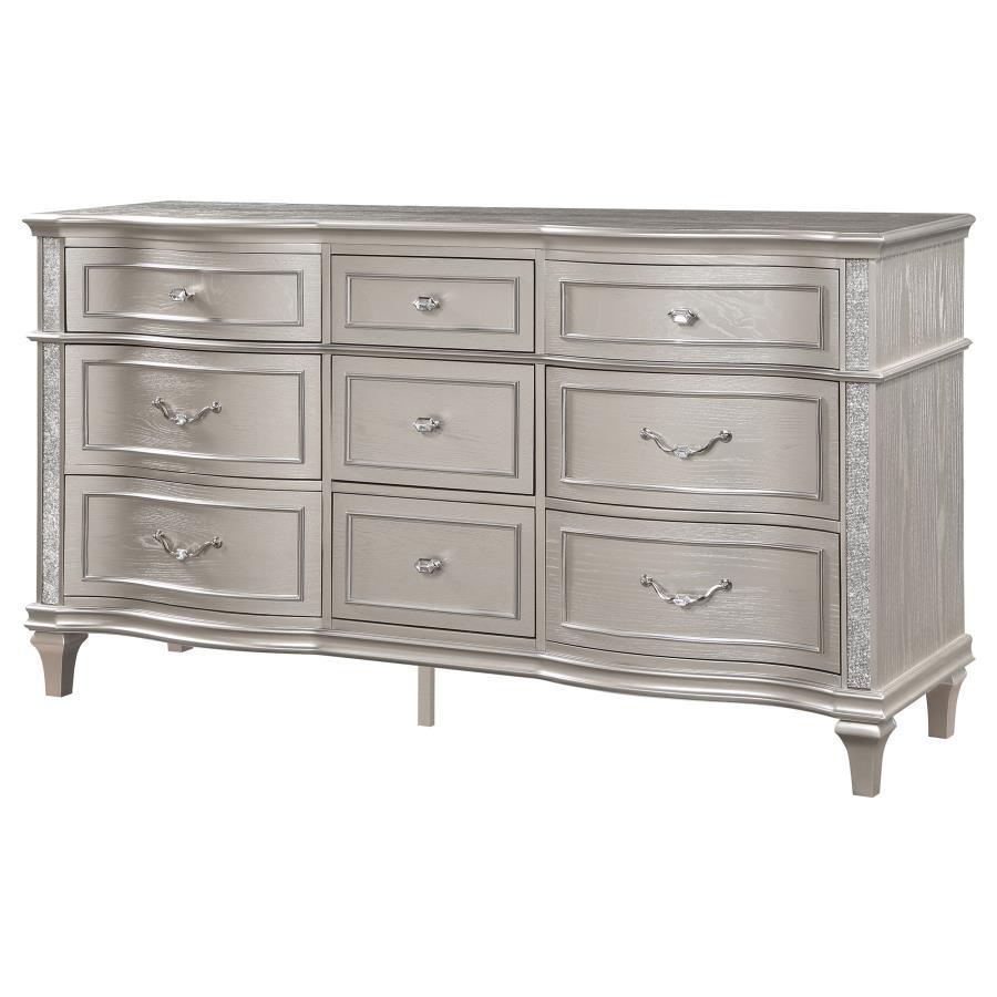 Evangeline - 9 - Drawer Dresser Dressers by CoasterElevations - Walls Furniture & Mattress