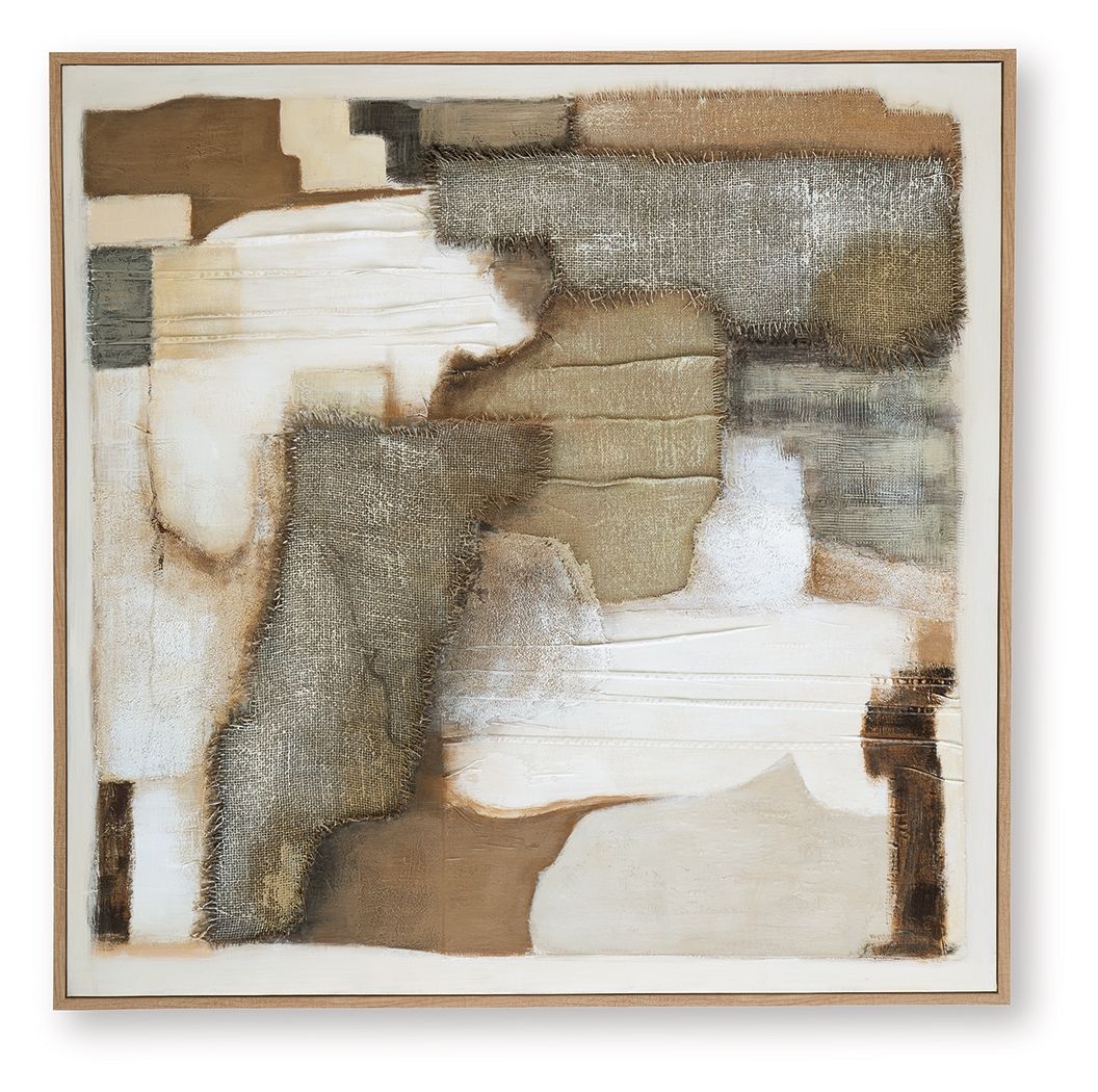 Wylander - Tan / Brown / Gray - Wall Art Canvas Art by Signature Design by Ashley® - Walls Furniture & Mattress