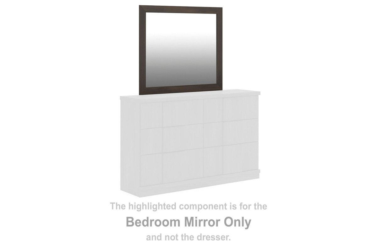 Shaehartin - Bedroom Mirror - Dark Brown Mirrors by Signature Design by Ashley® - Walls Furniture & Mattress