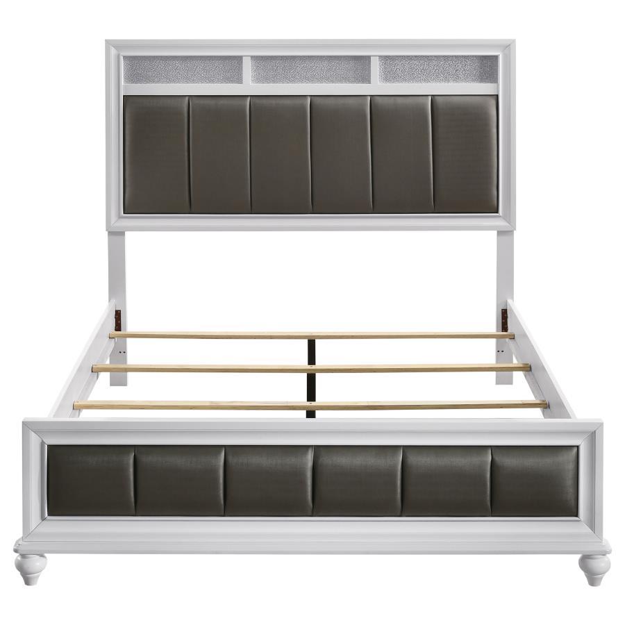 Barzini - Upholstered Panel Bed Panel Beds by CoasterEveryday - Walls Furniture & Mattress
