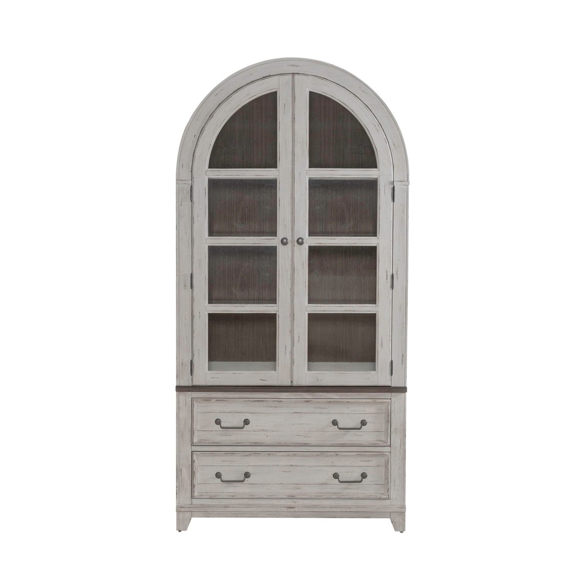 River Place - Curio Cabinet - White Curio Cabinets by Liberty Furniture - Walls Furniture & Mattress