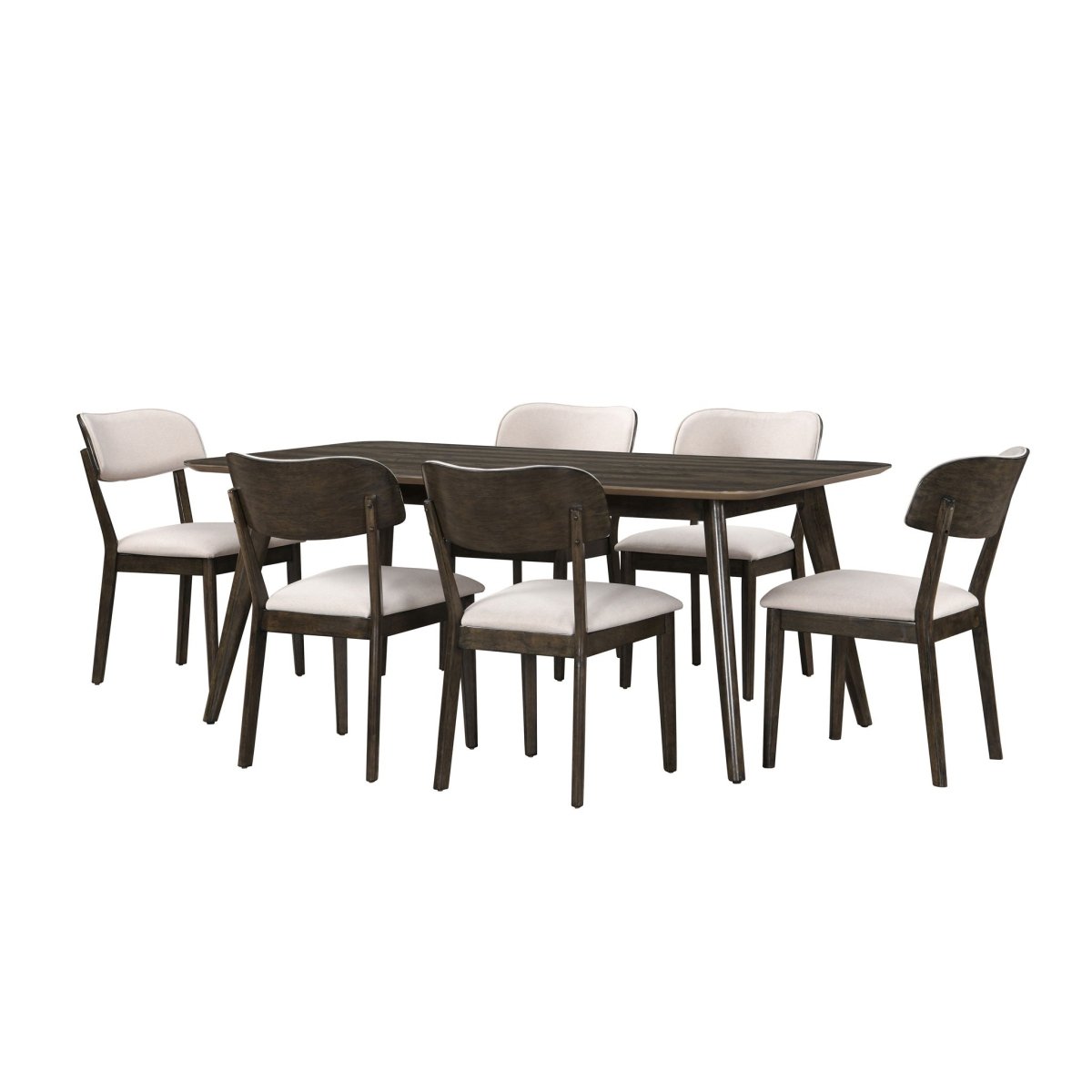 Rex - Rectangle Dining Table Set 5 Piece Dining Room Sets by New Classic - Walls Furniture & Mattress