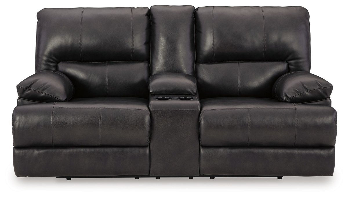 Mountainous - Power Reclining Loveseat With Console /Adj Headrest - Eclipse Reclining Loveseats by Signature Design by Ashley® - Walls Furniture & Mattress