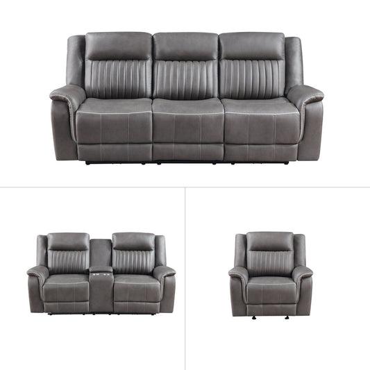 Enzo - Sofa Set Reclining Sofas & Loveseats by New Classic - Walls Furniture & Mattress