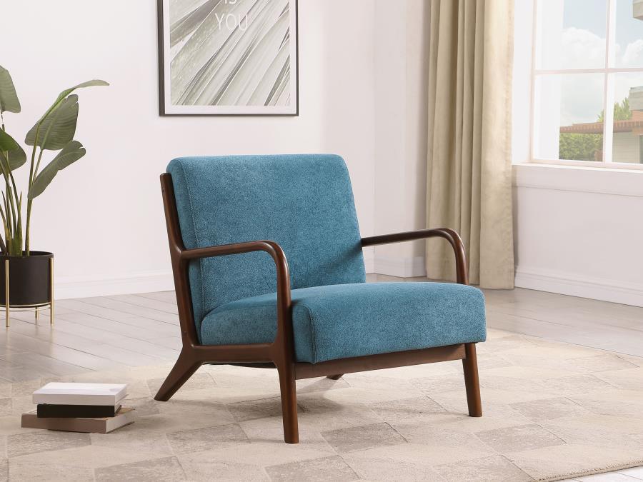 Foster - Upholstered Wood Frame Accent Chair Accent Chairs by CoasterEveryday - Walls Furniture & Mattress