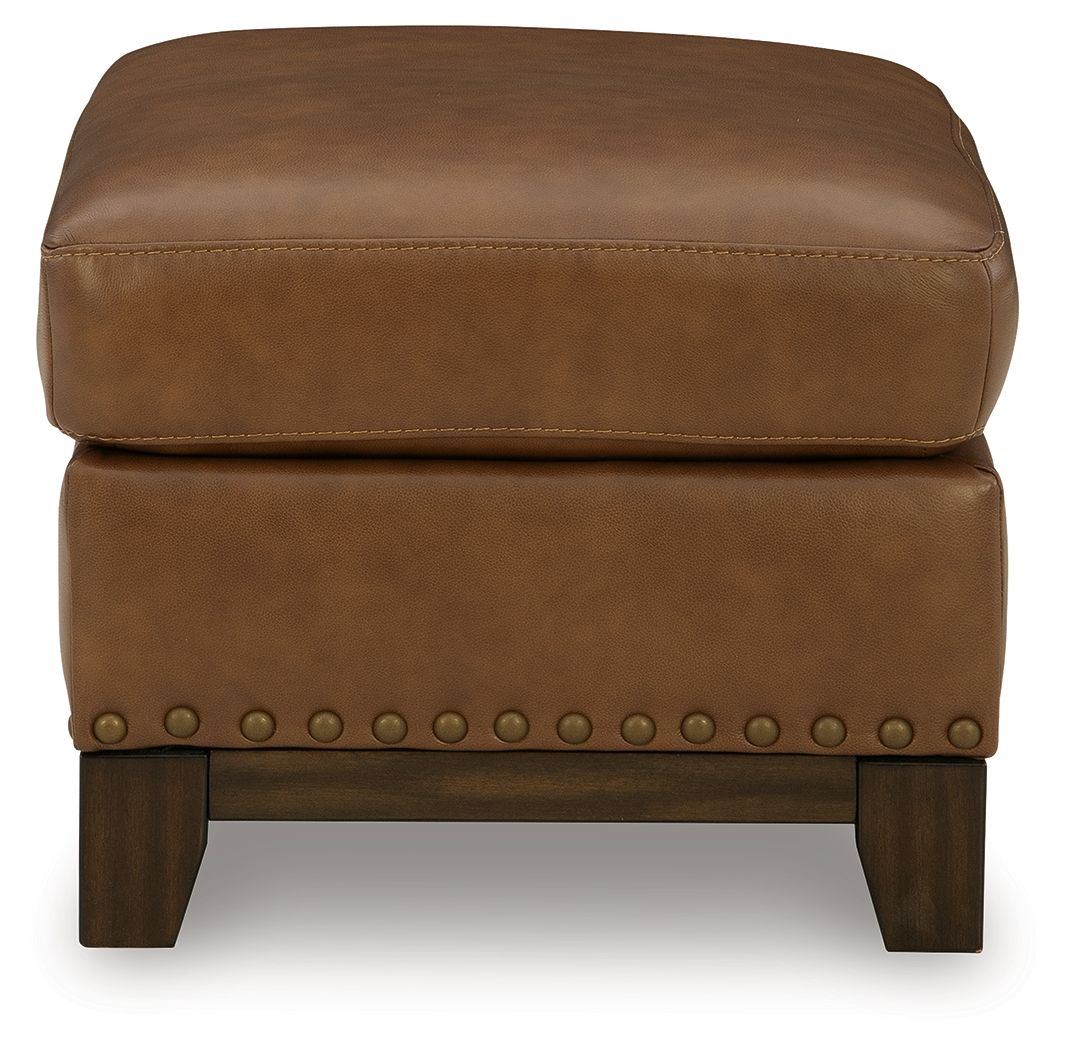Saonara - Ottoman - Amber Upholstered Ottomans by Signature Design by Ashley® - Walls Furniture & Mattress