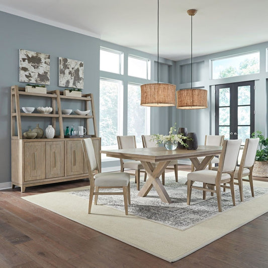 Brentwood - Double Pedestal Table Set 5 Piece Dining Room Sets by Liberty Furniture - Walls Furniture & Mattress