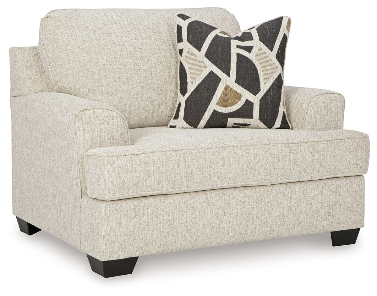 Heartcort - Living Room Set Stationary Chair & Ottoman by Benchcraft® - Walls Furniture & Mattress