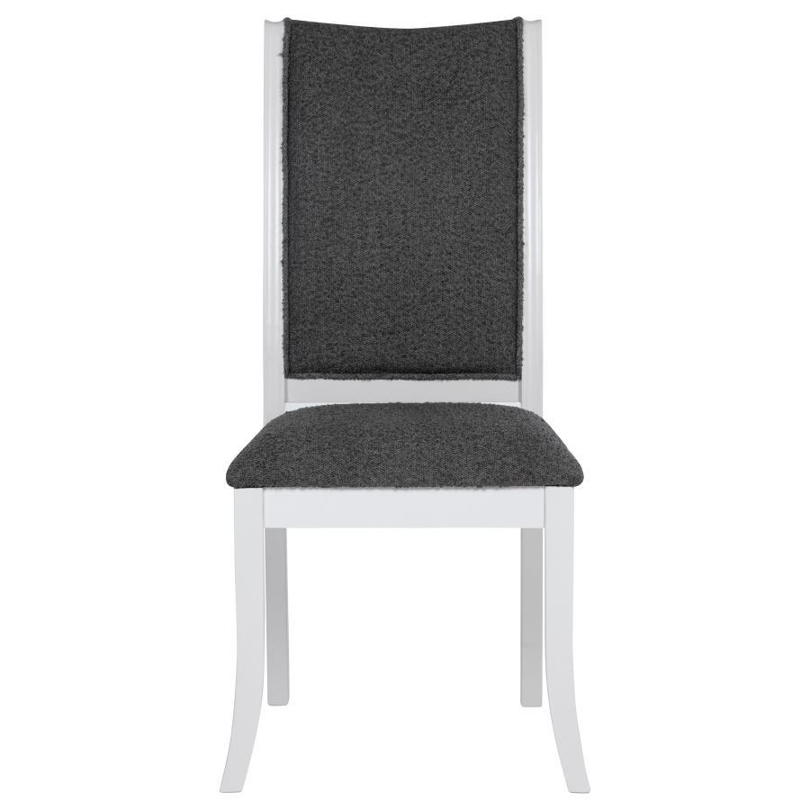 Judd - Upholstered Dining Side Chair (Set of 2) - Pearl White Chair Sets by Coaster Fine Furniture - Walls Furniture & Mattress