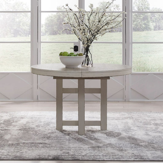 Backroads - Pedestal Table - White Dining Tables by Liberty Furniture - Walls Furniture & Mattress