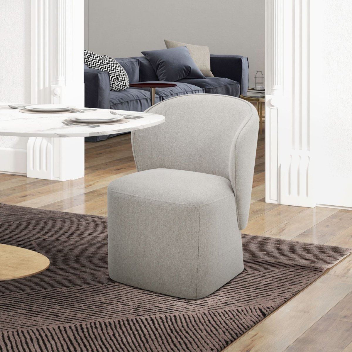 Accent Dining - Dining Chair With Casters Side Chairs by Liberty Furniture - Walls Furniture & Mattress