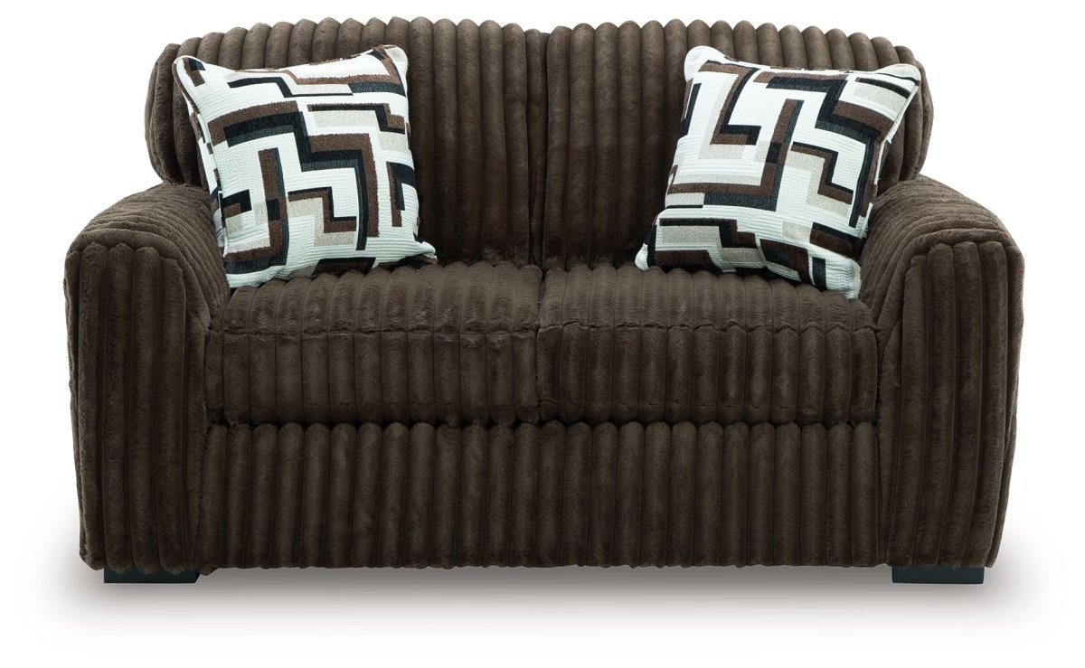 Midnight - Madness - Loveseat Stationary Loveseats by Signature Design by Ashley® - Walls Furniture & Mattress