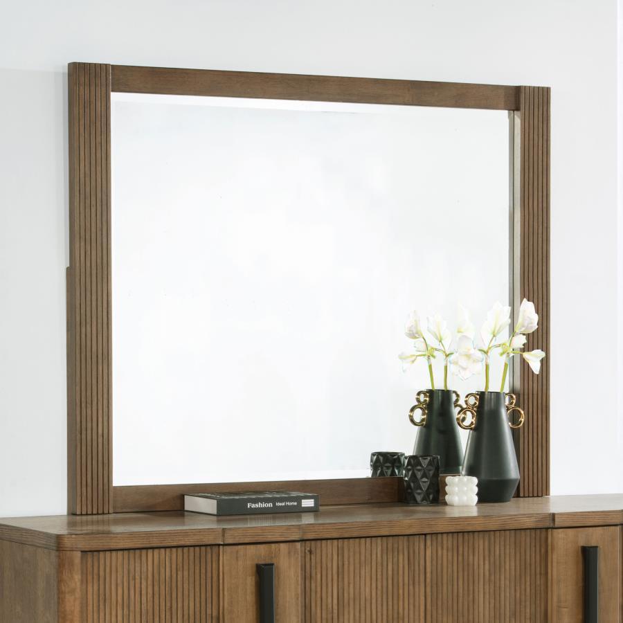 Terrace - Dresser Mirror - Ash Brown Bedroom Mirrors by Coaster Fine Furniture - Walls Furniture & Mattress