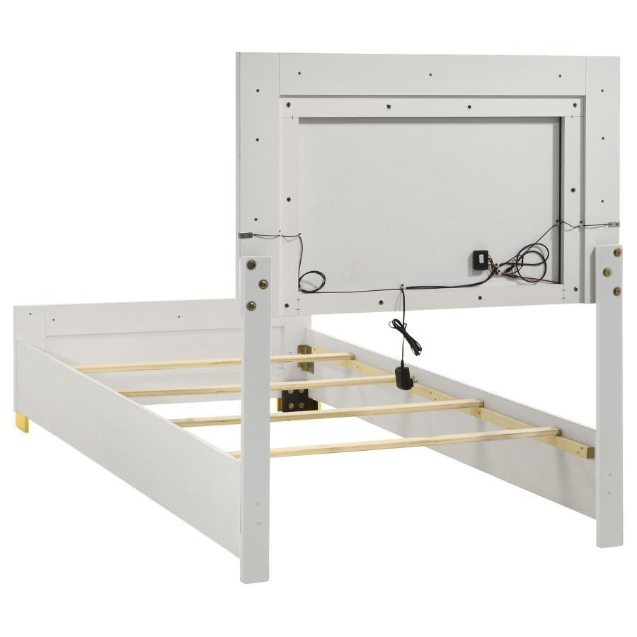 Marceline - Wood LED Panel Bed Panel Beds by Coaster Fine Furniture - Walls Furniture & Mattress