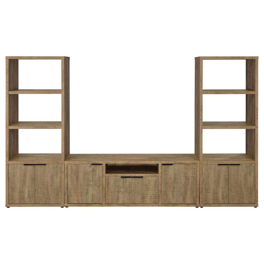 Tabby - 3 Piece TV Entertainment Center - Mango Entertainment Centers by Coaster Fine Furniture - Walls Furniture & Mattress