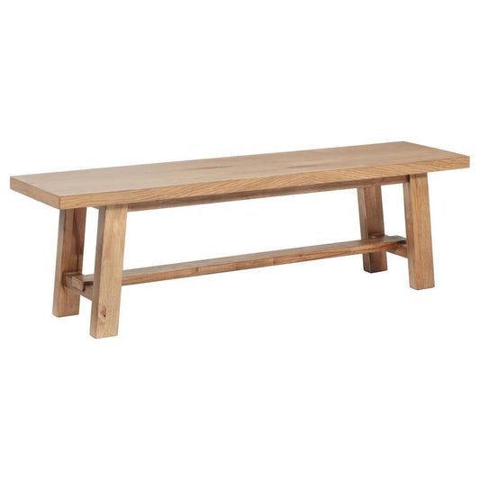 Middleton - Wood Backless Dining Bench Natural - Brown Dining Benches by Coaster Fine Furniture - Walls Furniture & Mattress