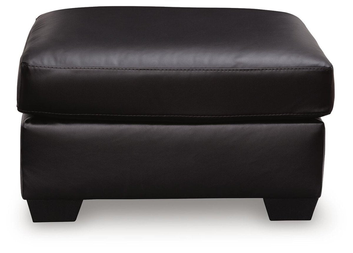 Glennbre - Ottoman - Midnight Upholstered Ottomans by Signature Design by Ashley® - Walls Furniture & Mattress