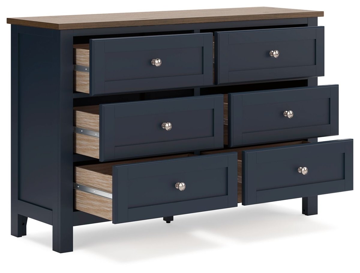 Landocken - Dresser - Brown / Blue Dressers by Signature Design by Ashley® - Walls Furniture & Mattress