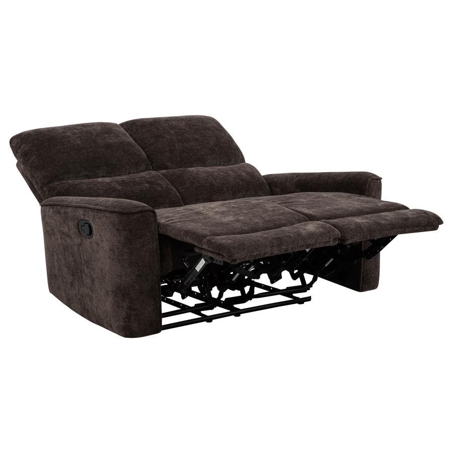 Navarro - Chenille Upholstered Reclining Loveseat Reclining Loveseats by Coaster Fine Furniture - Walls Furniture & Mattress