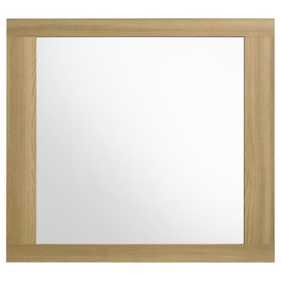 Hyland - Dresser Mirror - Natural Bedroom Mirrors by Coaster Fine Furniture - Walls Furniture & Mattress
