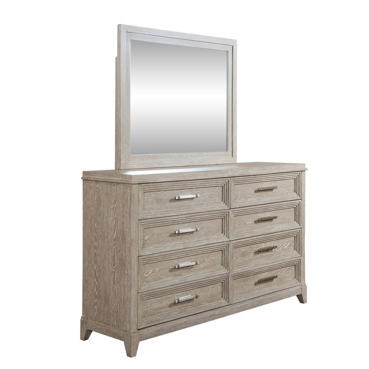 Belmar - Upholstered Bed, Dresser & Mirror Set 3 Piece Bedroom Sets by Liberty Furniture - Walls Furniture & Mattress