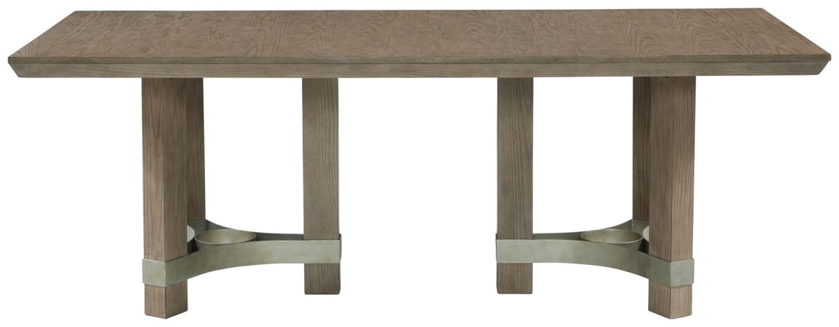 Chrestner - Rectangular Dining Room Table - Gray Dining Tables by Signature Design by Ashley® - Walls Furniture & Mattress