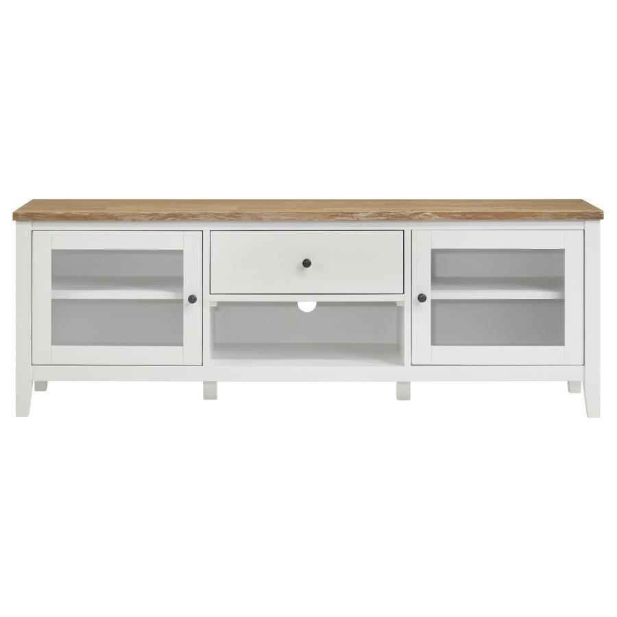 Hollis - 3 Piece TV Stand Entertainment Center - White Entertainment Centers by Coaster Fine Furniture - Walls Furniture & Mattress