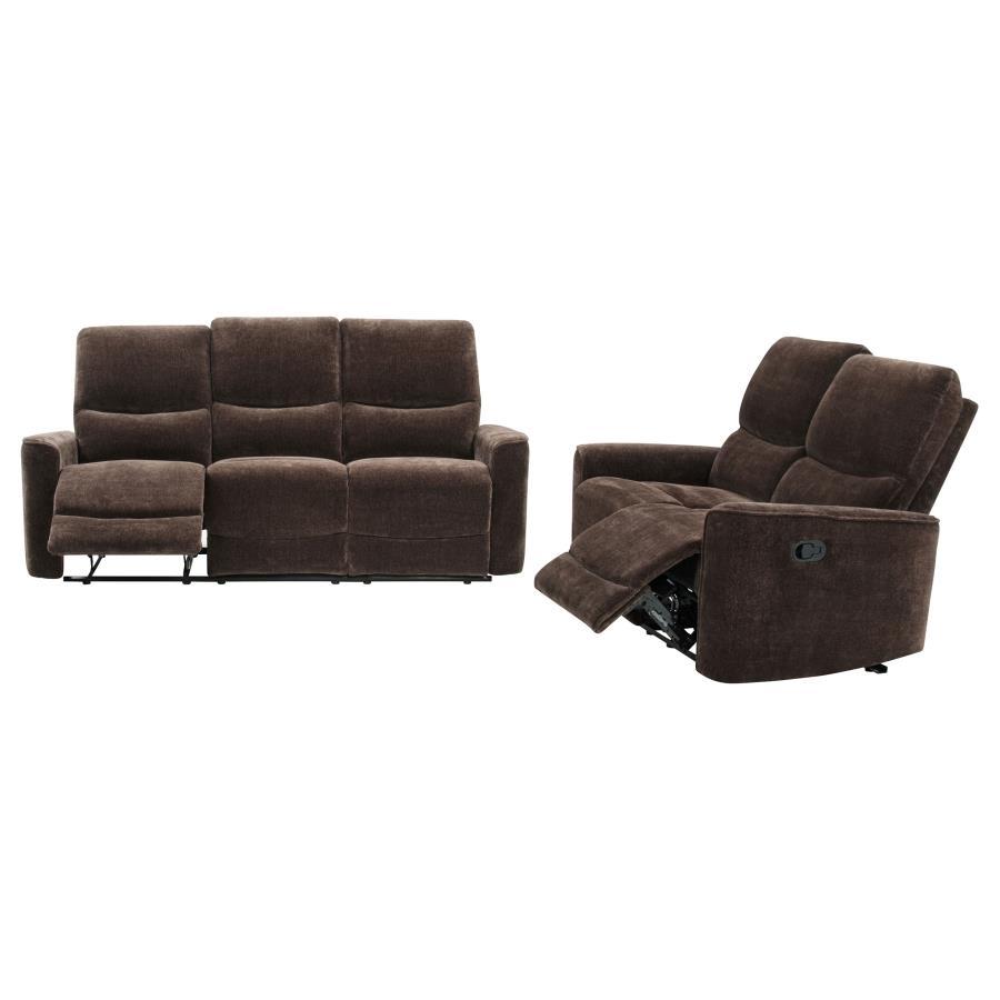 Navarro - Upholstered Reclining Sofa Set Reclining Sofas & Loveseats by Coaster Fine Furniture - Walls Furniture & Mattress