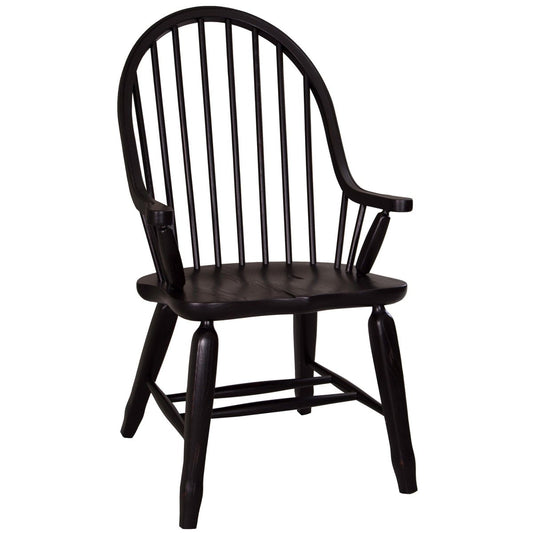Treasures - Bow Back Arm Chair Arm Chairs by Liberty Furniture - Walls Furniture & Mattress