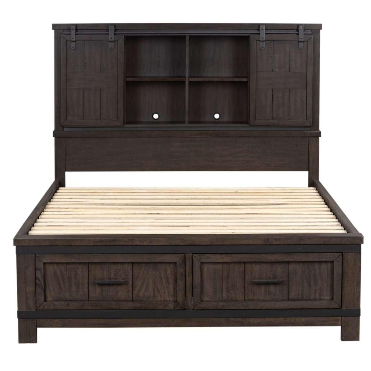 Thornwood Hills - Bookcase Bed Storage Beds by Liberty Furniture - Walls Furniture & Mattress