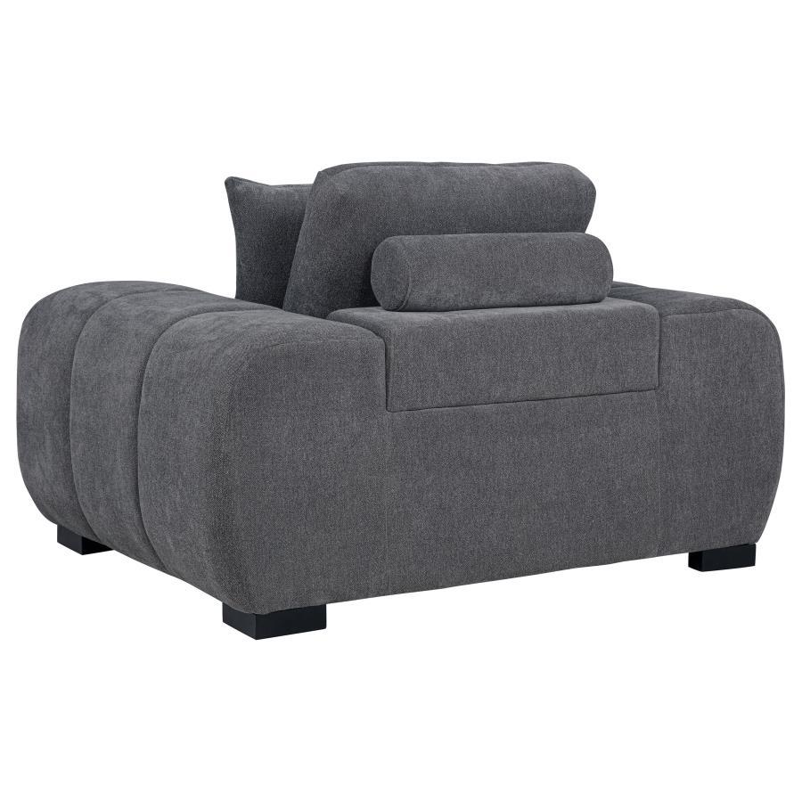 Octavia - Upholstered Track Arm Accent Chair Arm Chairs by Coaster Fine Furniture - Walls Furniture & Mattress