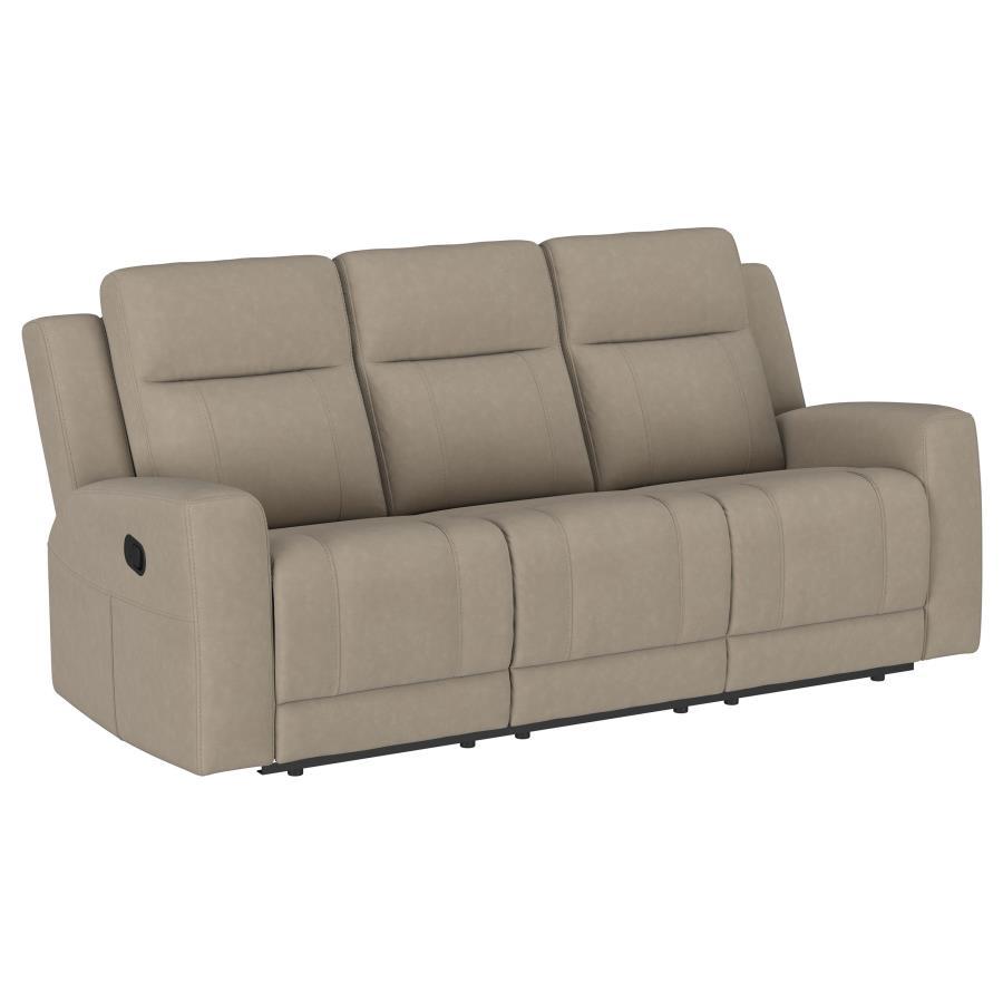 Brentwood - Upholstered Reclining Sofa Set Reclining Sofas & Loveseats by Coaster Fine Furniture - Walls Furniture & Mattress