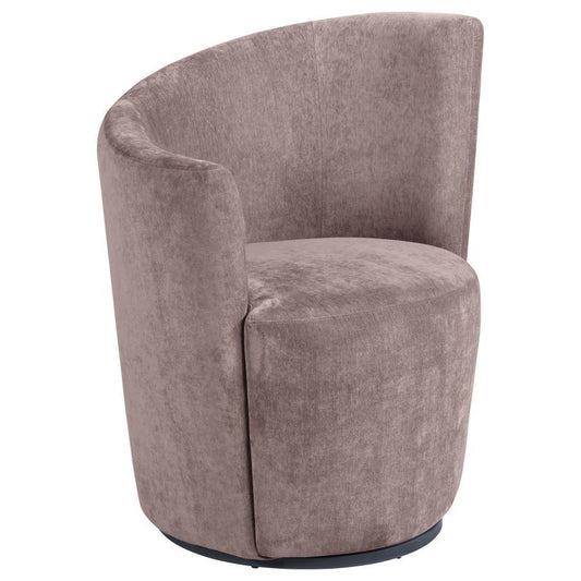 Nueva - Upholstered Swivel Chair Curved Backrest Swivel Chairs by Coaster Fine Furniture - Walls Furniture & Mattress