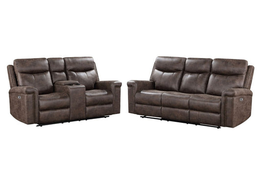 Quade - Reclining Sofa Set Reclining Sofas & Loveseats by New Classic - Walls Furniture & Mattress
