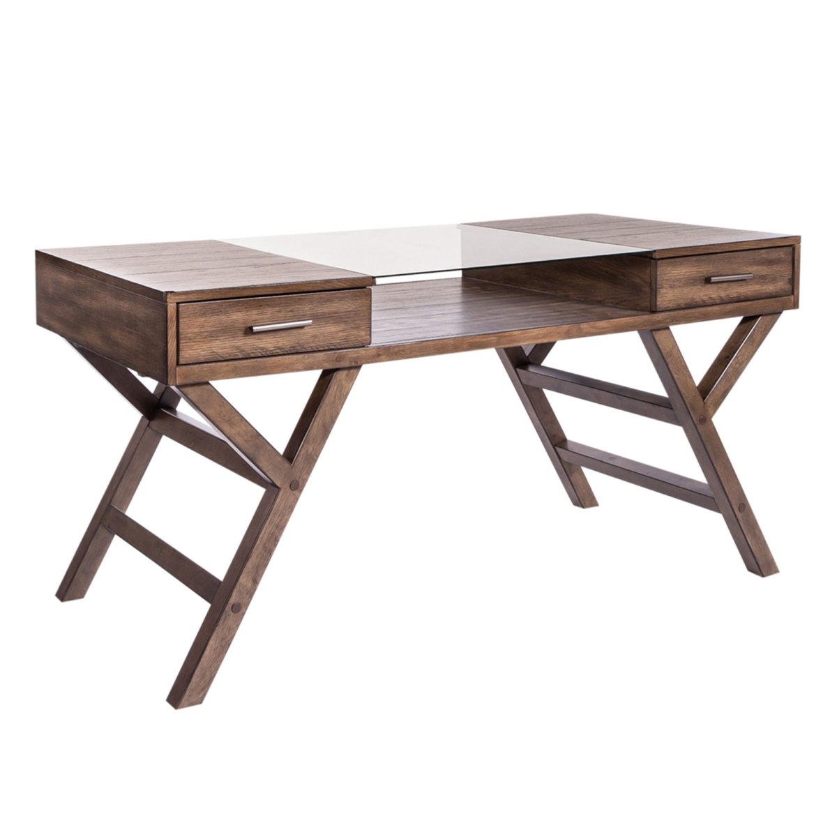 Lennox - Writing Desk - Dark Brown Writing Desks by Liberty Furniture - Walls Furniture & Mattress