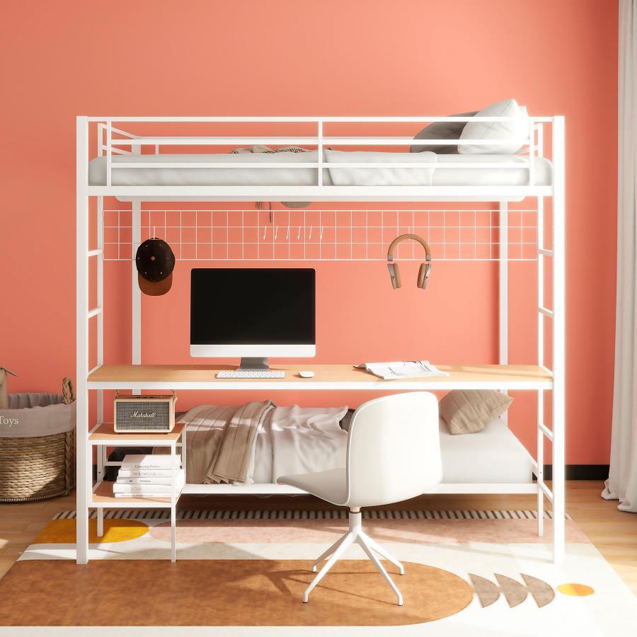 Campus - Metal Workstation Bunk Bed Bunk Beds by Coaster Fine Furniture - Walls Furniture & Mattress